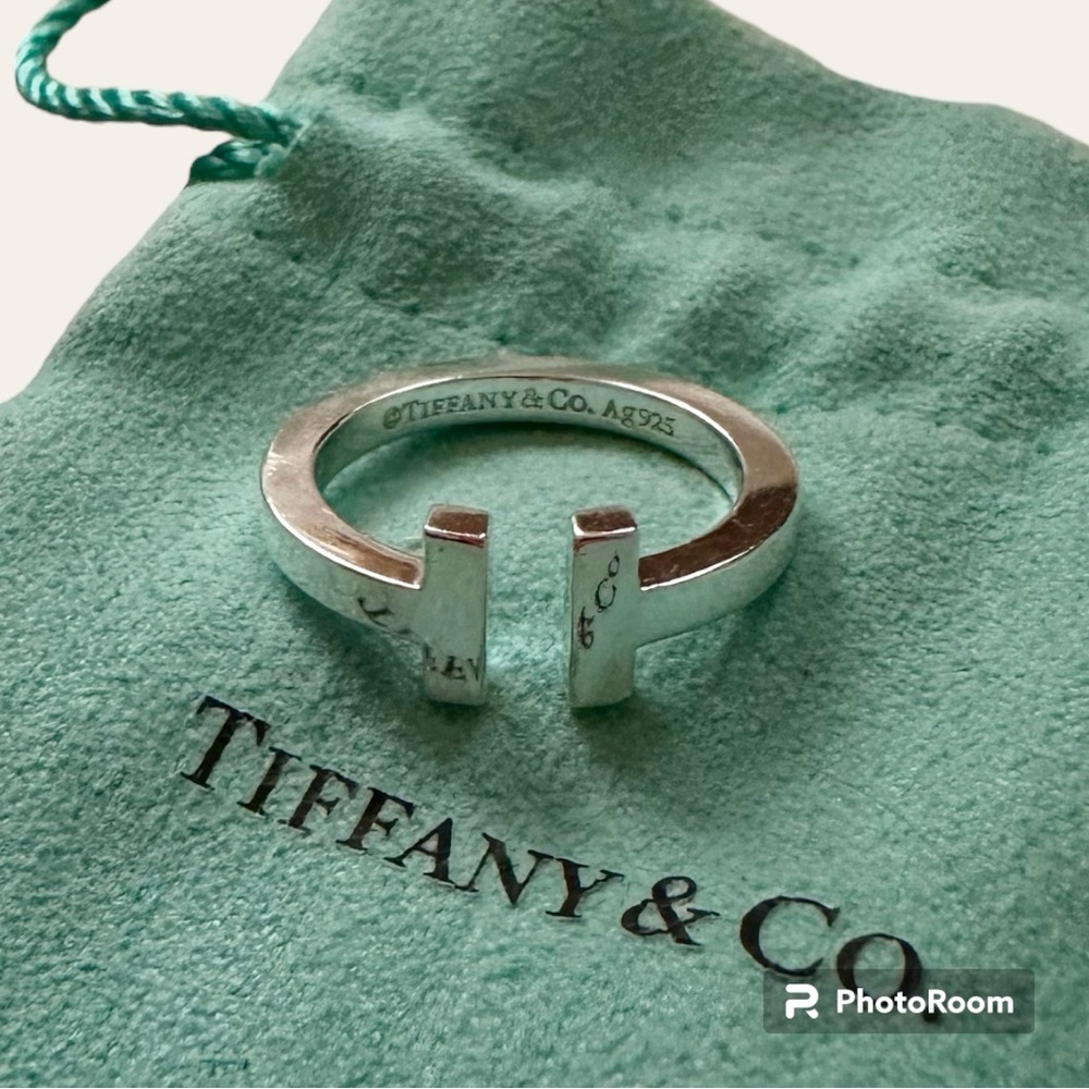 Tiffany T Square Ring Sterling Silver